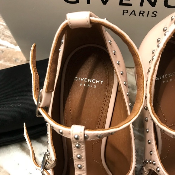 Givenchy Escarp studs nude pink pumps 100mm - Picture 5 of 7